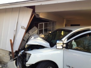 Truck into house 2